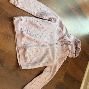 Jumping Beans Light PurpleHoodie with Gray Dots